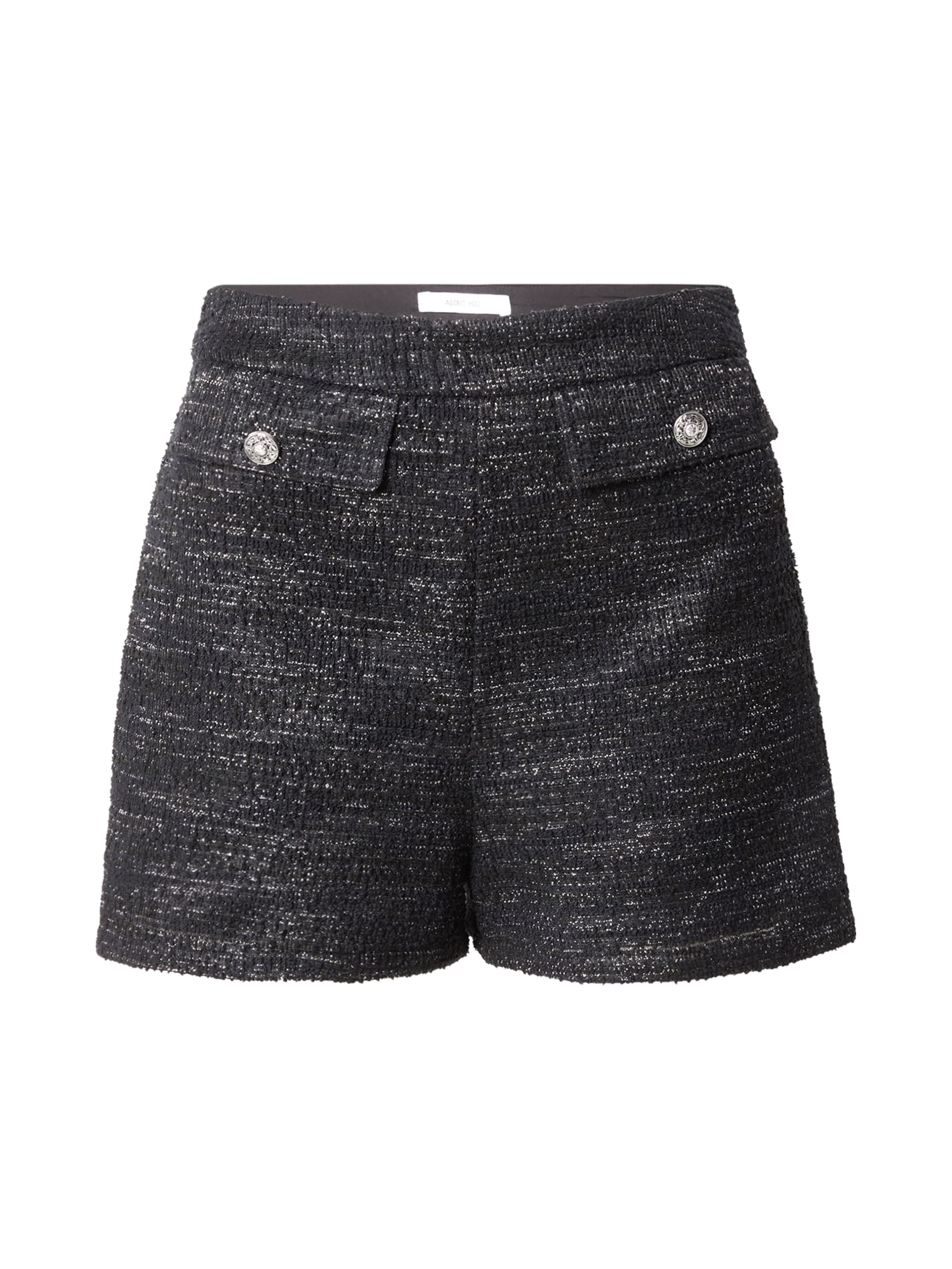 ABOUT YOU Regular Панталон 'Cim' в черно: отпред