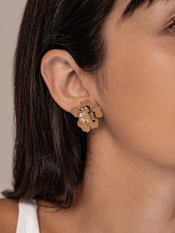 Hey Happiness Earrings 'Petal Blossom' in Gold