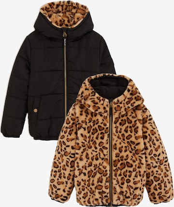 juoda WE Fashion Demisezoninė striukė: priekis