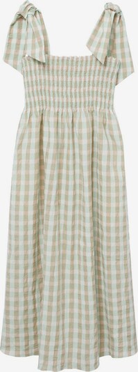 MANGO Zomerjurk 'Cecil' in de kleur Lichtbruin / Kaki / Pastelgroen / Wit, Productweergave
