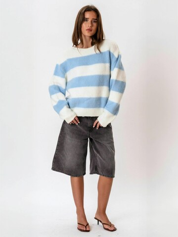 ITS MAY Sweater ' Striped ' in White