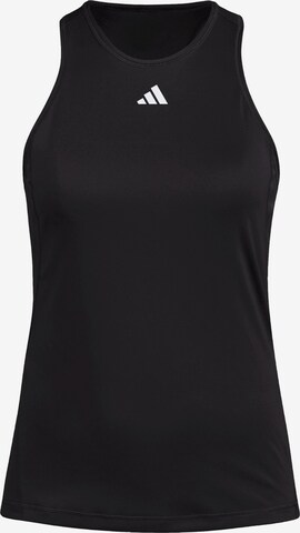 ADIDAS PERFORMANCE Sports Top 'Club' in Black: front