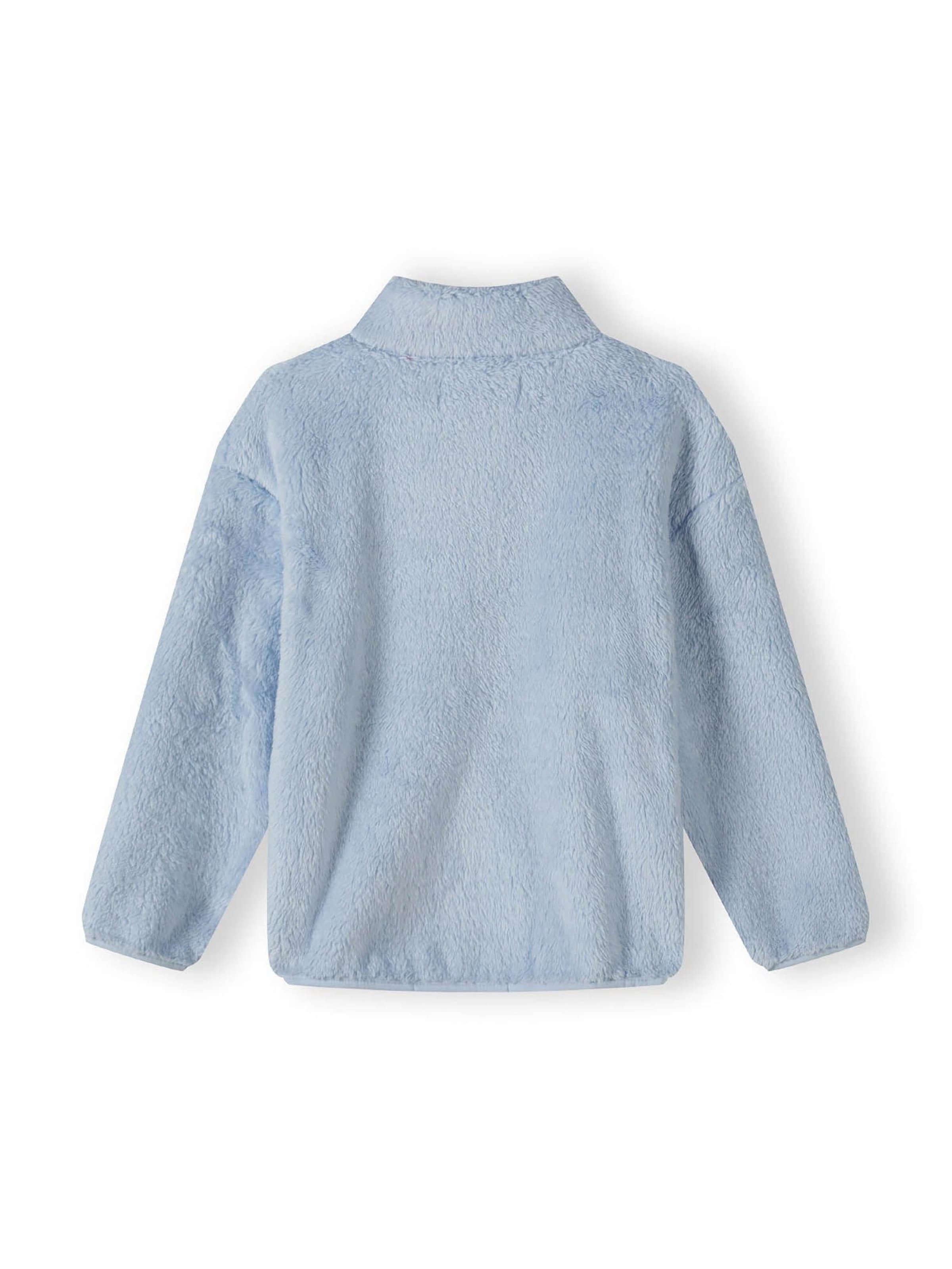 MINOTI Fleecová mikina – modrá