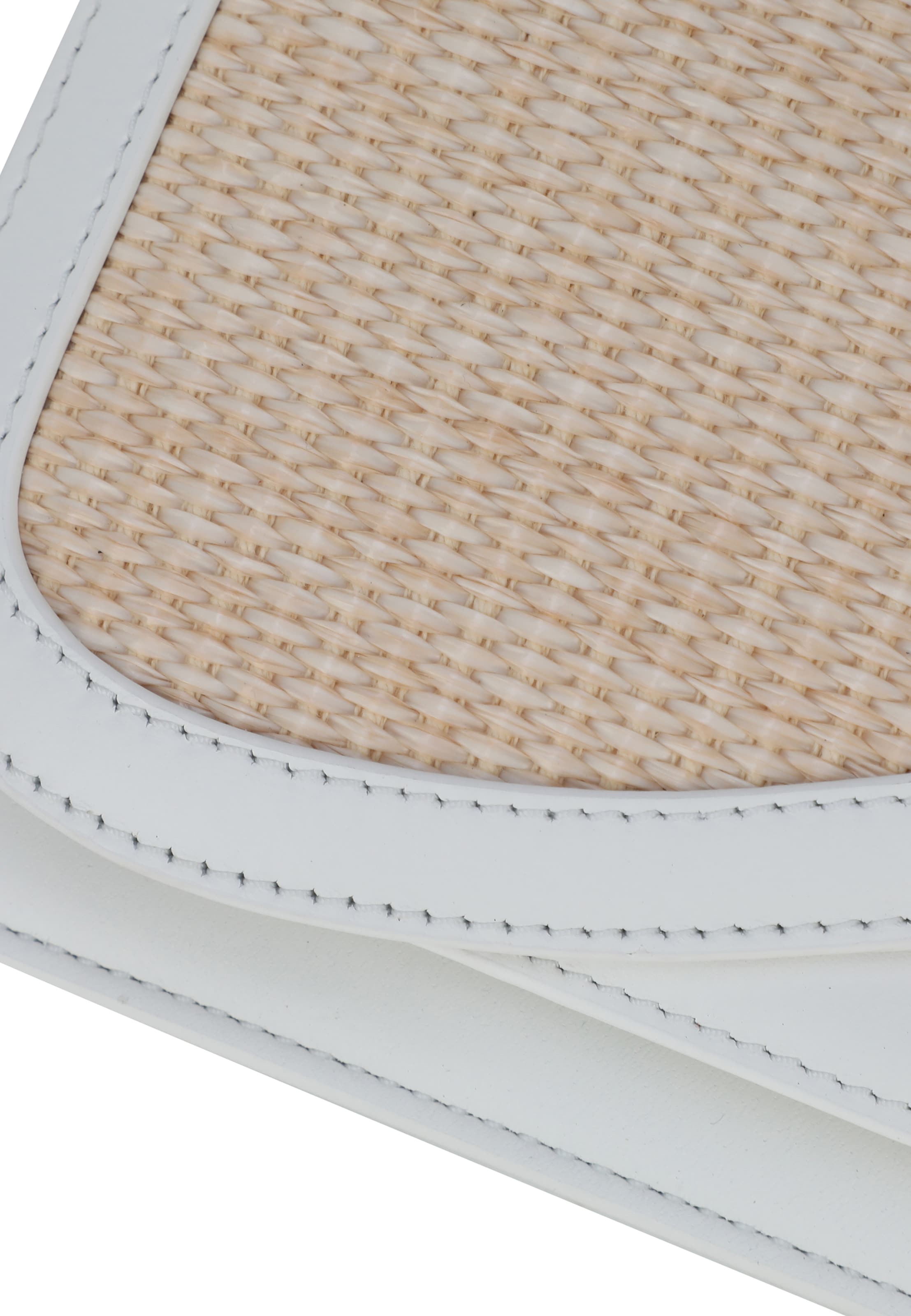 BOGNER Schoudertas 'Bex Rafia Eartha' in Wit