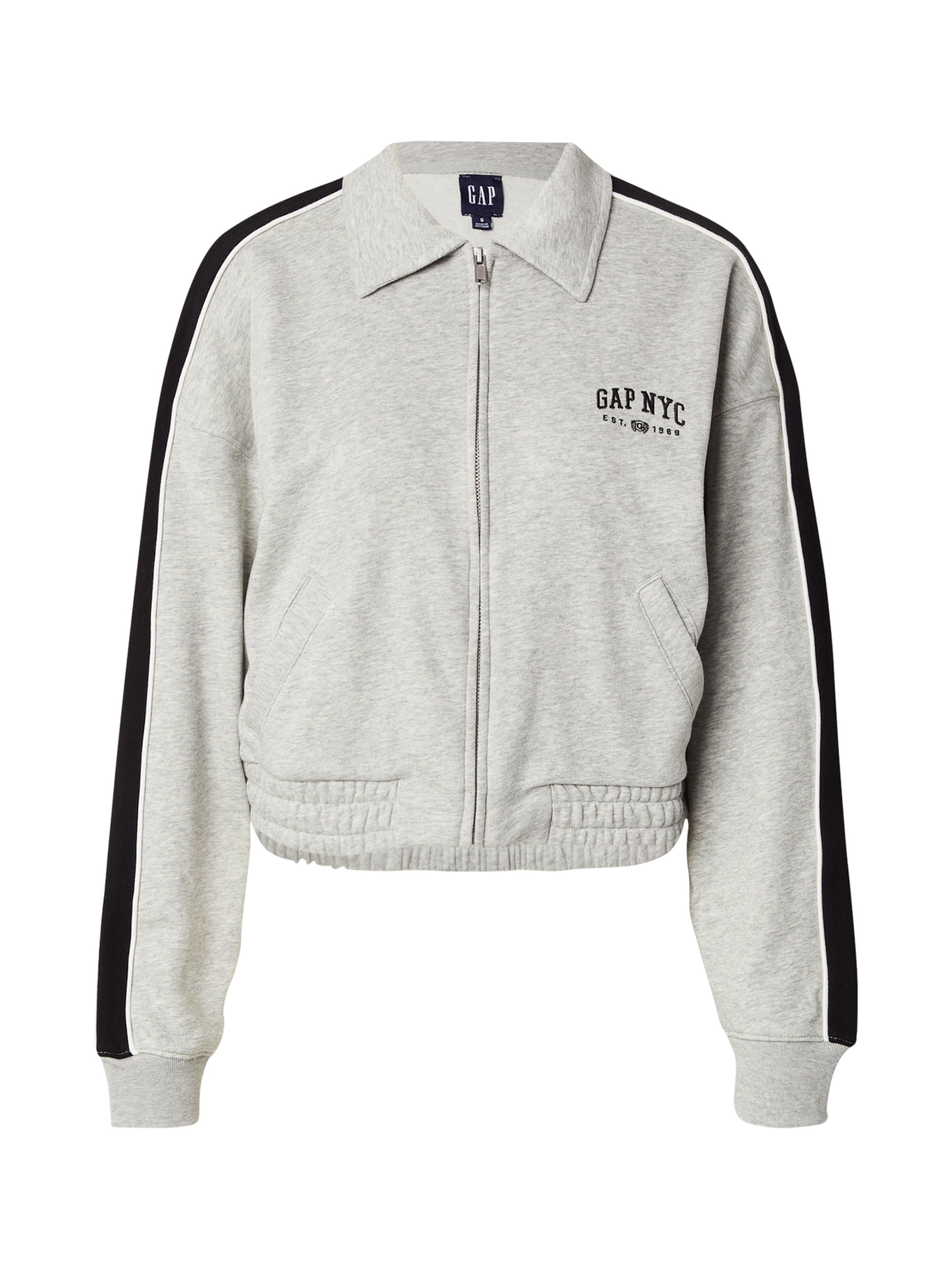 GAP Ζακέτα φούτερ σε γκρι: μπροστά