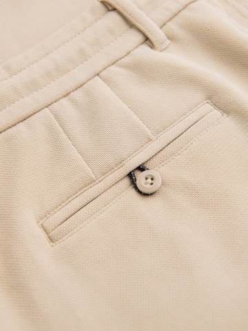 Slimfit Pantaloni di Ombre in beige