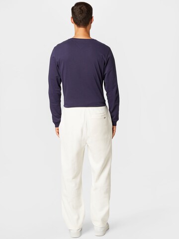 Loosefit Pantalon Tommy Jeans en blanc