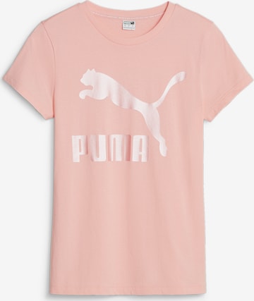 PUMA T-Shirt 'Classics' in Pink: predná strana