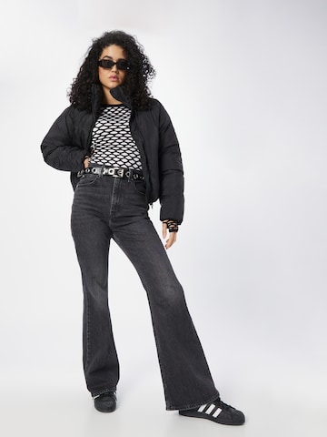 LEVI'S ® Rozkloszowany krój Jeansy '70S High Flare' w kolorze czarny