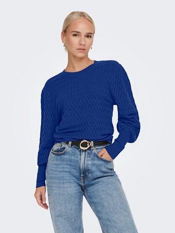 ONLY Pullover 'ONLFaye' in Blau: Vorderseite