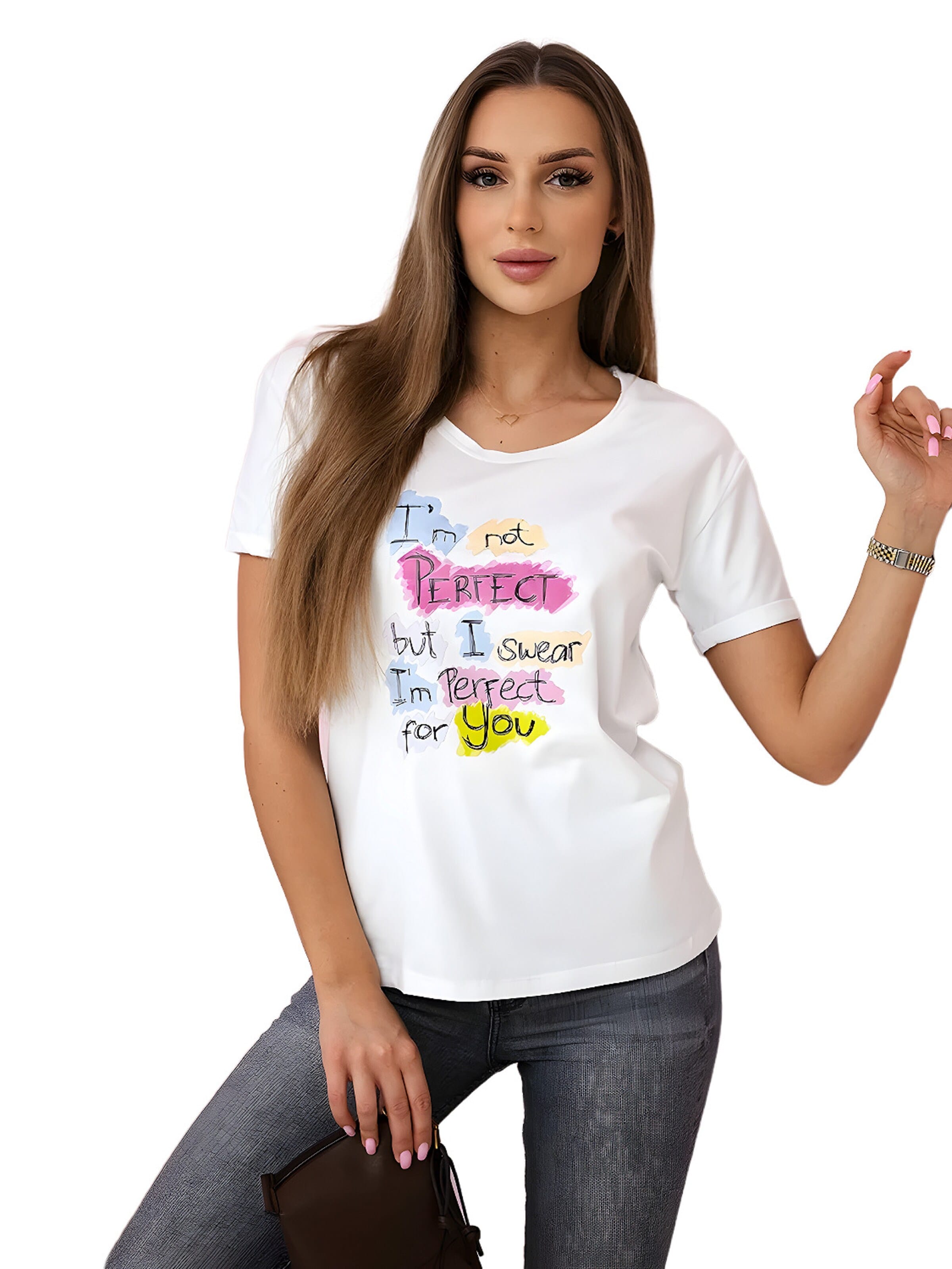Lumera Shirt in Wit: voorkant