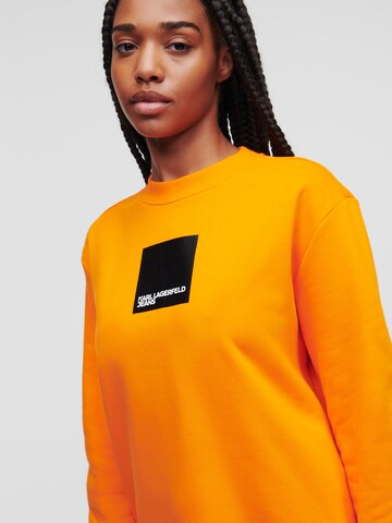 KARL LAGERFELD JEANS Sweatshirt in Orange