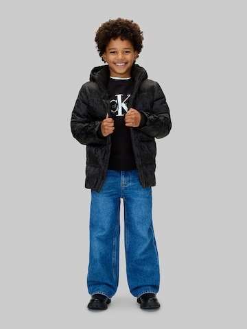 Calvin Klein Jeans Kevad-sügisjope, värv must