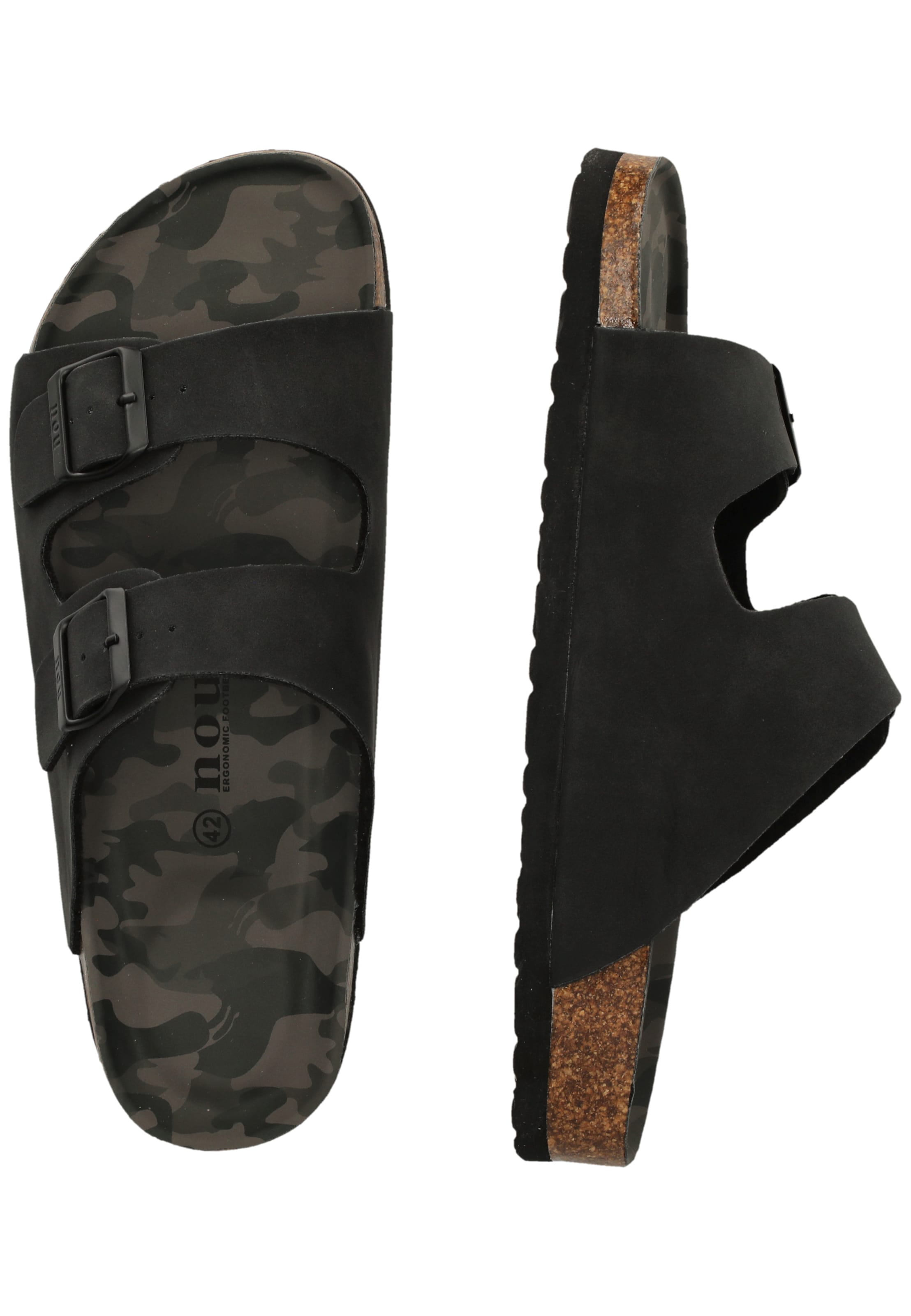 NOU Sandalen 'Boathan V2' in Zwart