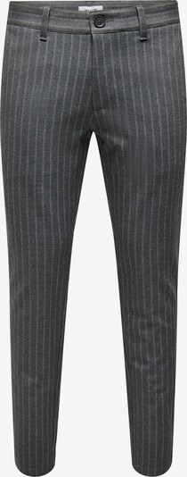 Only & Sons Chino hlače 'MARK' | temno siva / bela barva, Prikaz izdelka