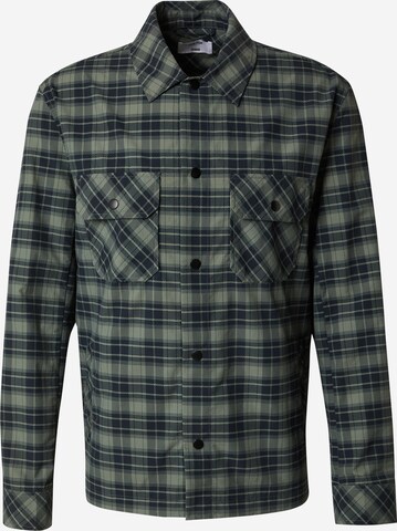 Coupe regular Chemise 'Koray' DAN FOX APPAREL en vert : devant