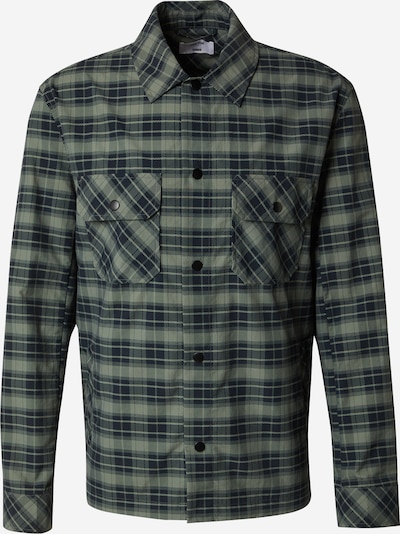 DAN FOX APPAREL Button Up Shirt 'Koray' in Green / Dark green / Black, Item view