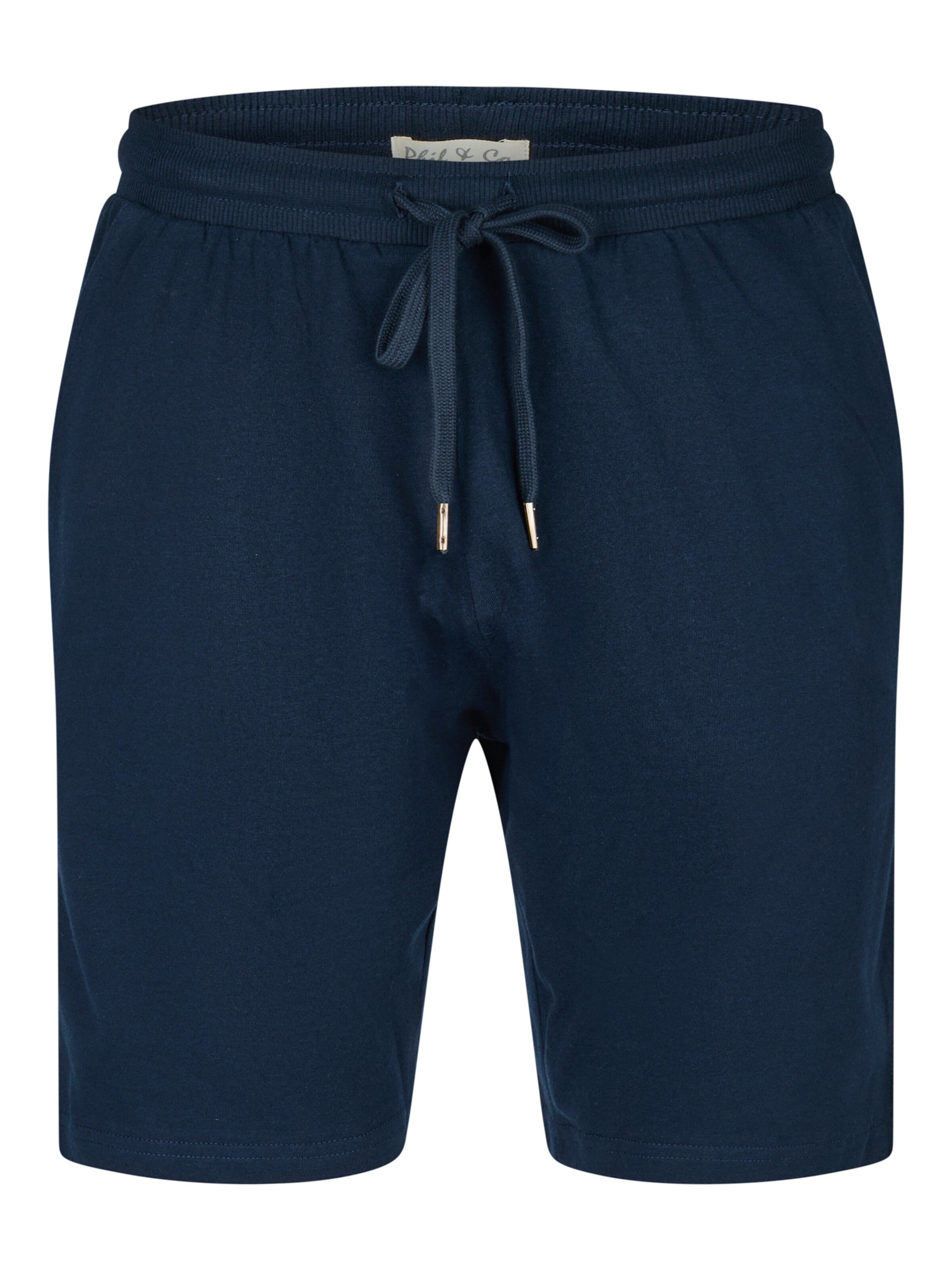 Pyjama court 'Essential' Phil & Co. Berlin en bleu