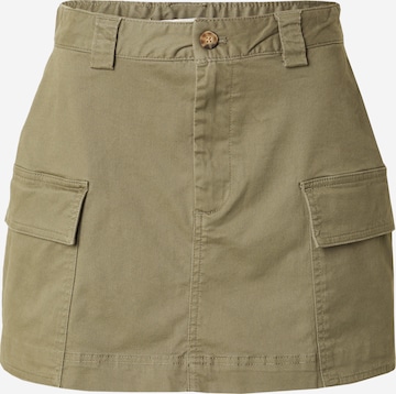 Abercrombie & Fitch Rok in Groen: voorkant