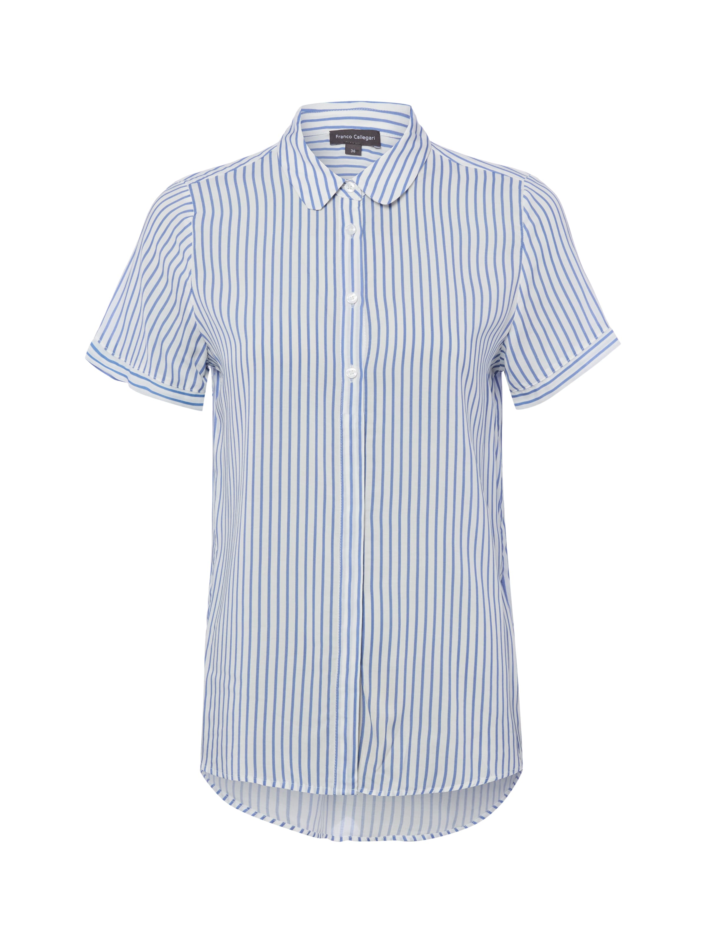 Franco Callegari Blouse ' Samantha ' in Blauw: voorkant