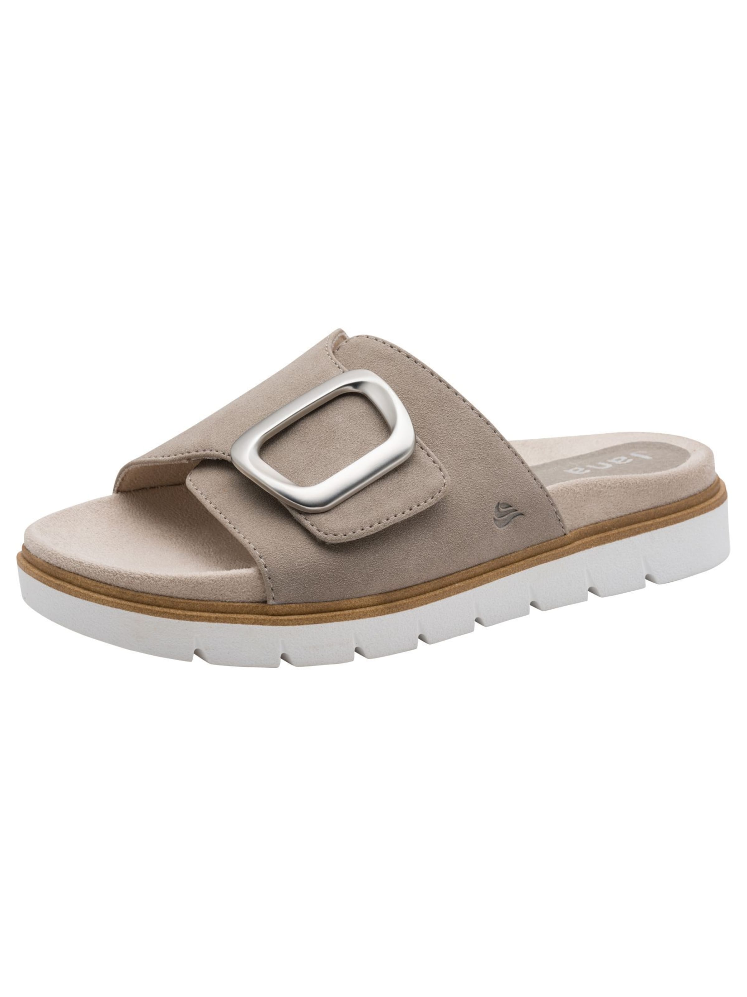 Mule JANA en gris : devant