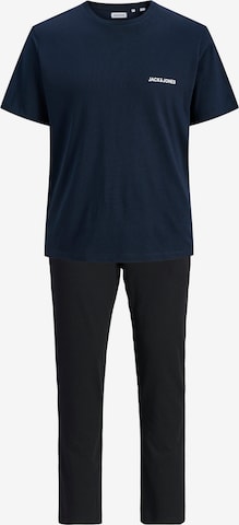 JACK & JONES Pyjama lang 'JACEVEREST' in Blauw: voorkant
