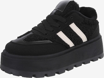 Ital-Design Sneaker in Schwarz: Vorderseite