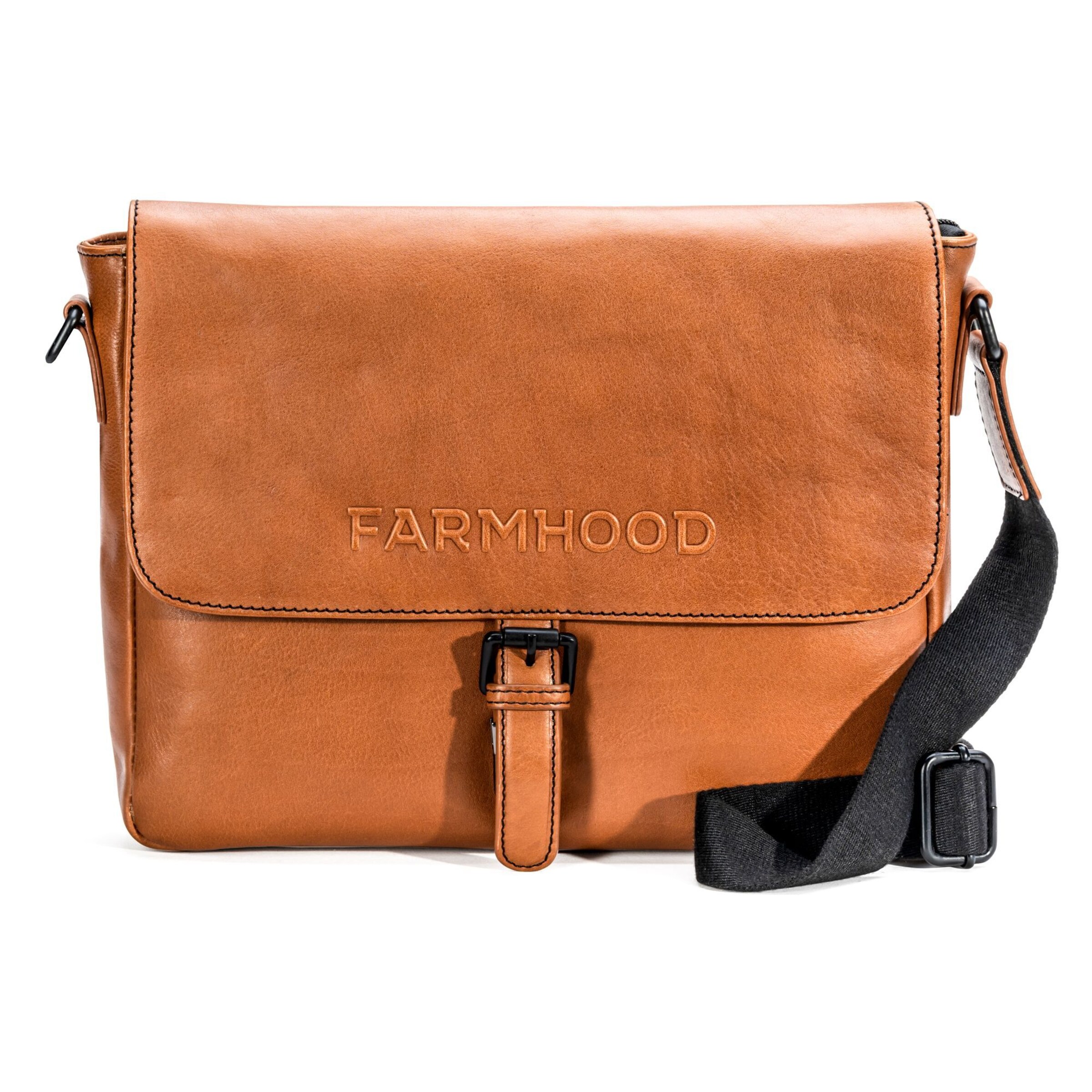 Farmhood Document bag in Brown: front