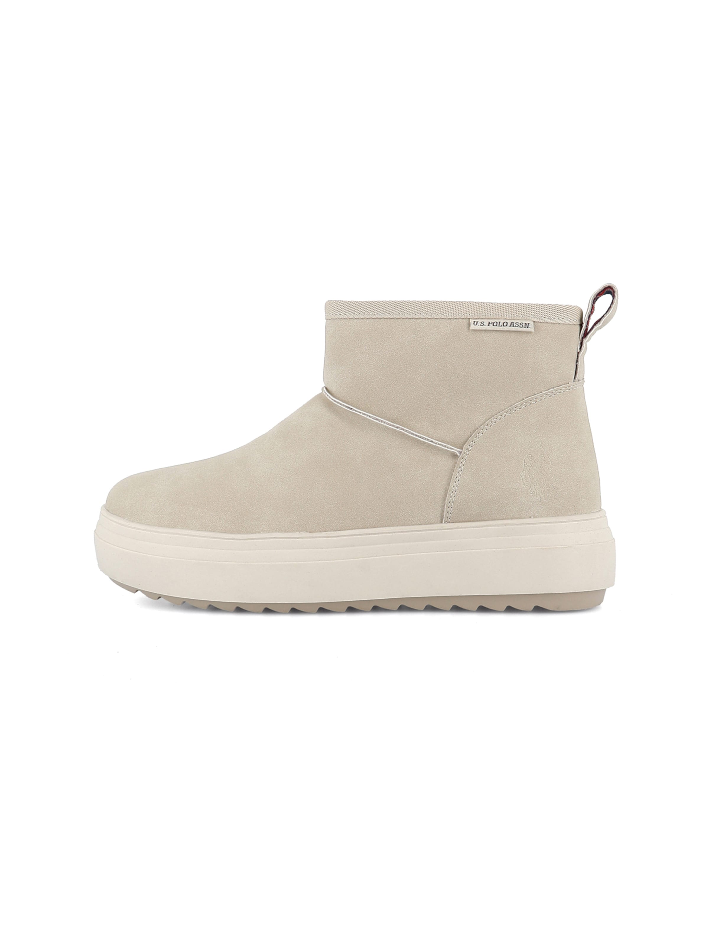 US POLO ASSN. Boots 'Icy' in Beige: side