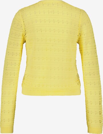 GERRY WEBER Knit Cardigan in Yellow