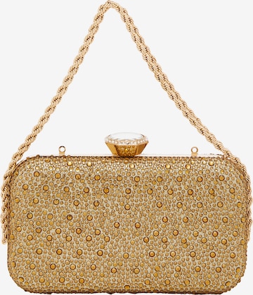 FELIPA Clutch in Gold: front