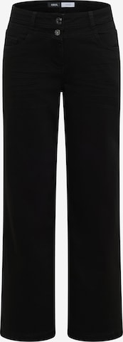 CECILWide Leg/ Široke nogavice Traperice 'Neele' - crna boja: prednji dio