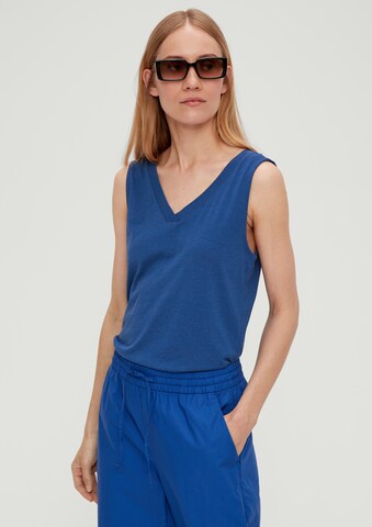 Top di s.Oliver in blu: frontale