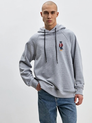 Sweat-shirt 'Country Cat' Cat e Lolette en gris