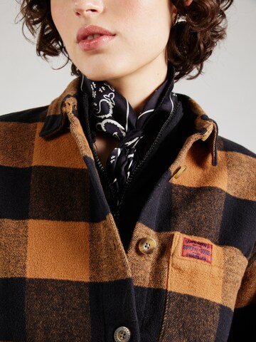 Veste mi-saison Superdry en marron