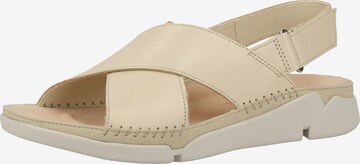 CLARKS Sandály 'Tri Alexia' – bílá