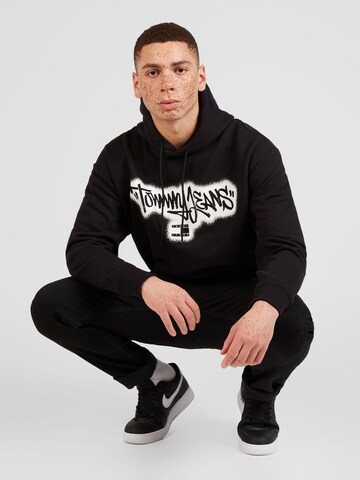 Tommy Jeans Sweatshirt in Schwarz