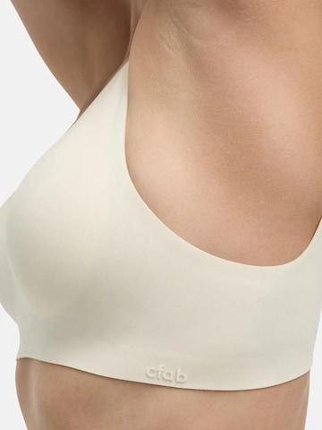 cfabPush-up Grudnjak 'Low Back Compact Light Push-Up BH' - bijela boja