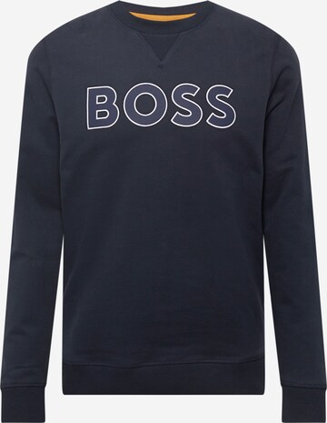 BOSS Sweatshirt in Blauw: voorkant