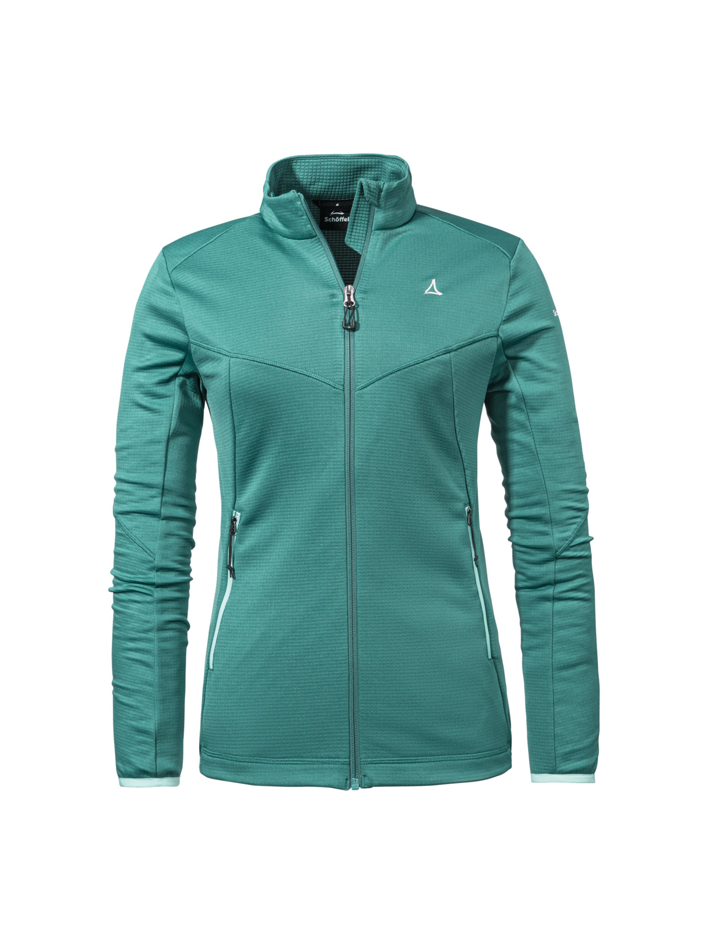 Schöffel Funktionsfleecejacke 'Svardalen' in Grün: Vorderseite