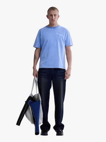 NEW AMSTERDAM - Camisa em azul: frente