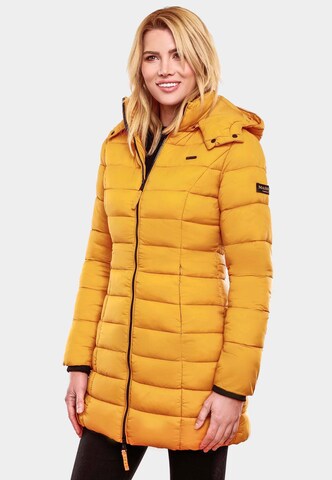 Cappotto invernale 'Abendsternchen' di MARIKOO in giallo