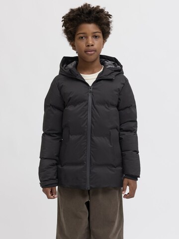 JACK & JONES Winter Jacket in Black: front