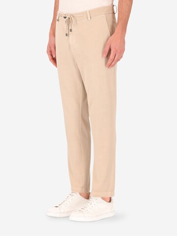 Distretto12 Regular Chino Pants 'Parkes' in Beige
