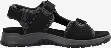 Rieker Hiking Sandals in Black