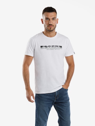 SPITZBUB Shirt 'Dots Sports' in White: front