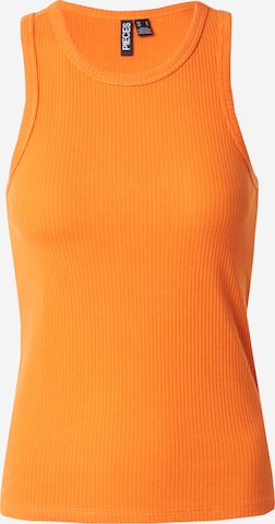 PIECES Topp 'PCRUKA', värv oranž: eest vaates