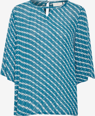 Kaffe - Blusa 'Marita' en azul: frente