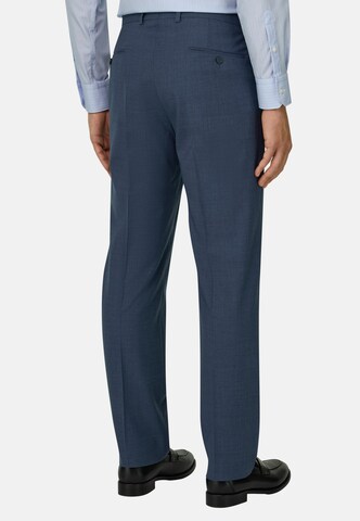 Coupe slim Pantalon à plis 'B ARIA' Boggi Milano en bleu