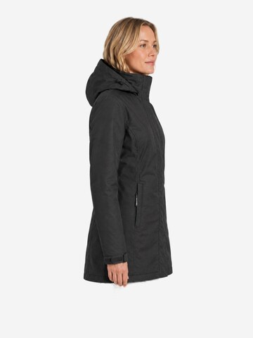 deproc Winterjas 'Outdoorparka LAVAL LONG Damen Outdoorjacke, Regenjacke' in Zwart
